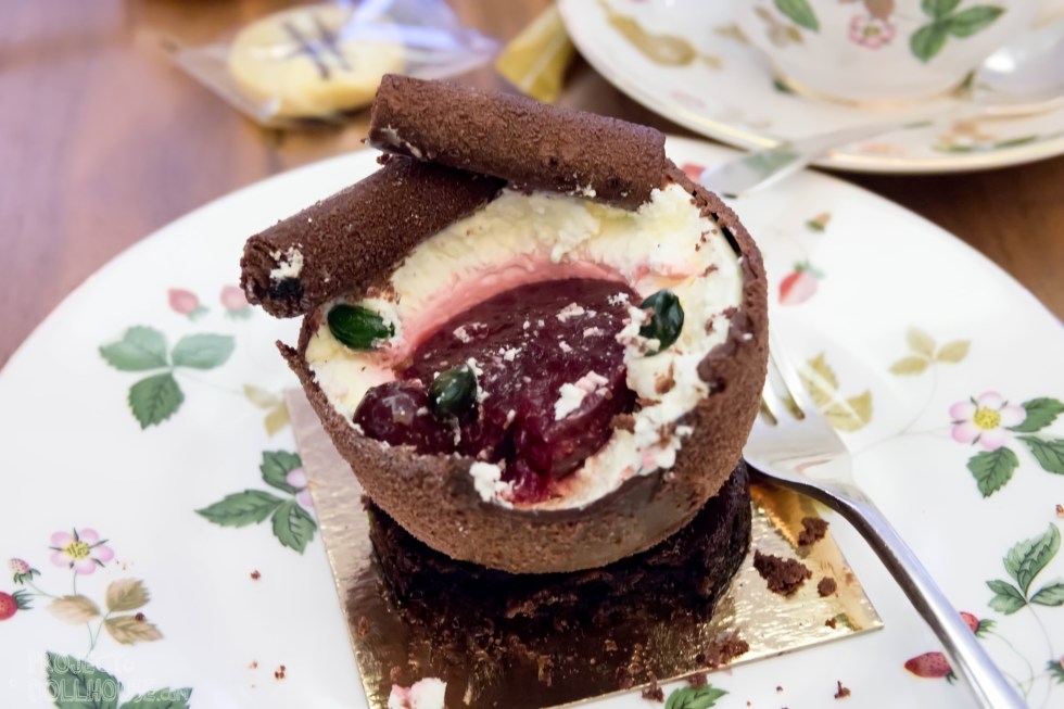 There was a giant cherry in the centre...